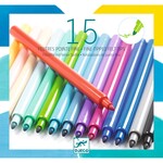 Djeco DJECO - 15 fine tip felt-tip pens - Pacific