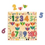 Djeco DJECO - Puzzle éducatif en bois 1-10