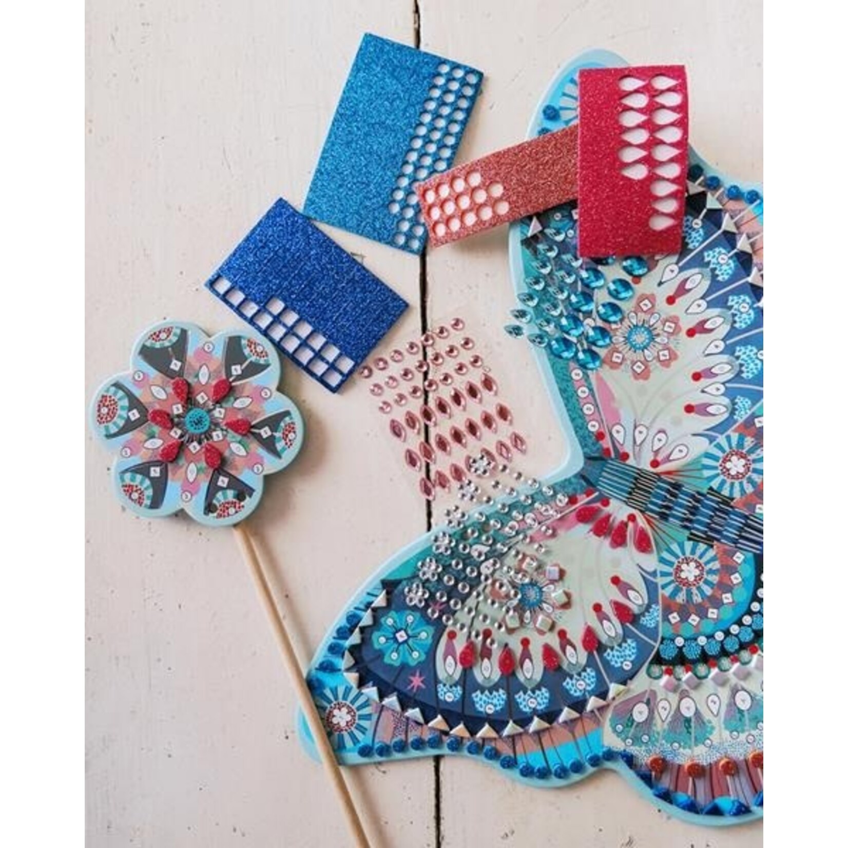 Djeco DJECO - DIY Customizable Fairy Wings and Wand 'Like a fairy'