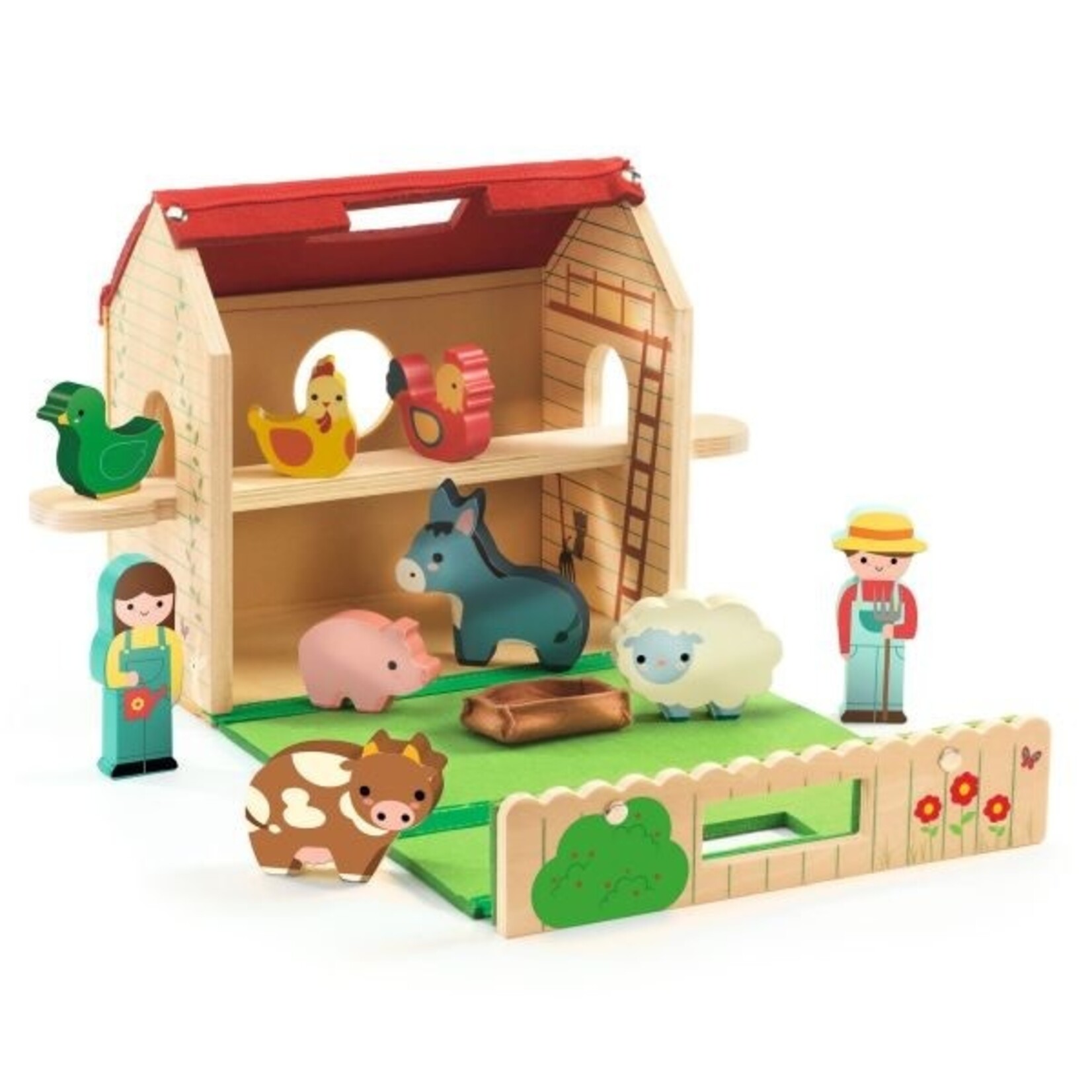 Djeco DJECO - Felt Farm Set 'Softi Farm'