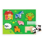 Djeco DJECO - Puzzle éducatif en bois 'Farm Story' / 7 pcs