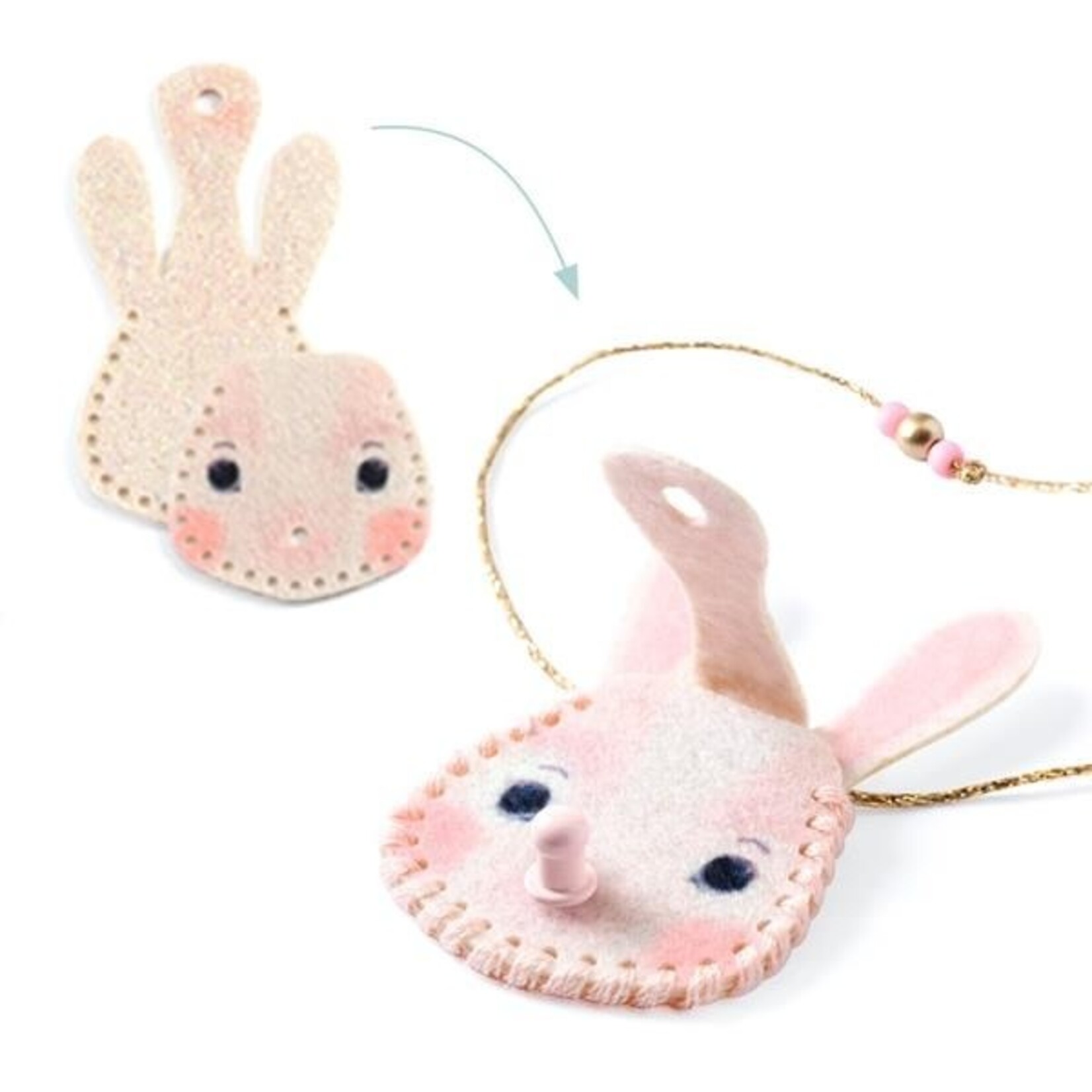 Djeco DJECO - DIY / Sparkling Secret Necklace