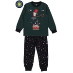 Nanö NANÖ - Forest Green Pyjamas with Festive Video Game Print