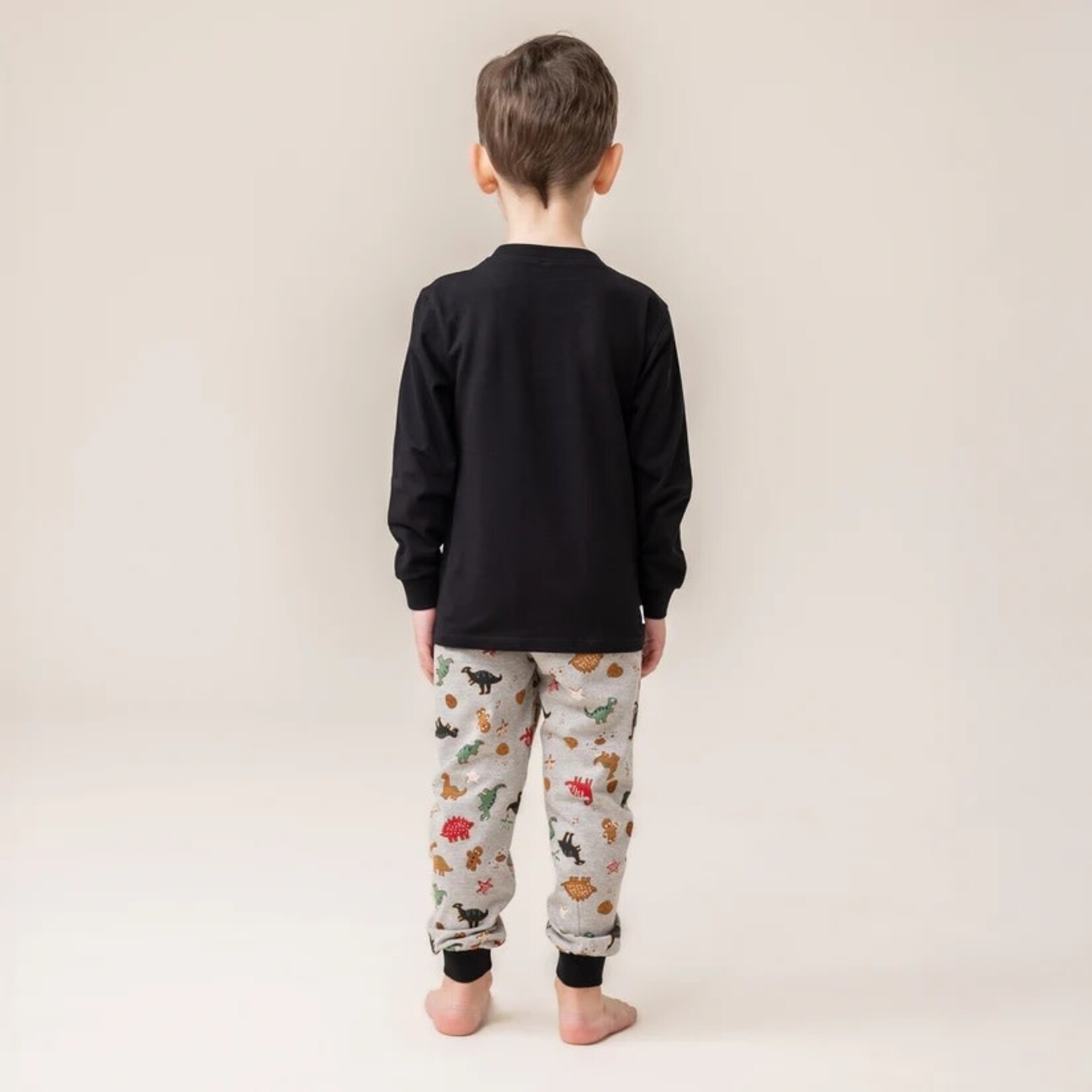 Nanö NANÖ - Pyjama Noir avec imprimé de Dinosaures festifs