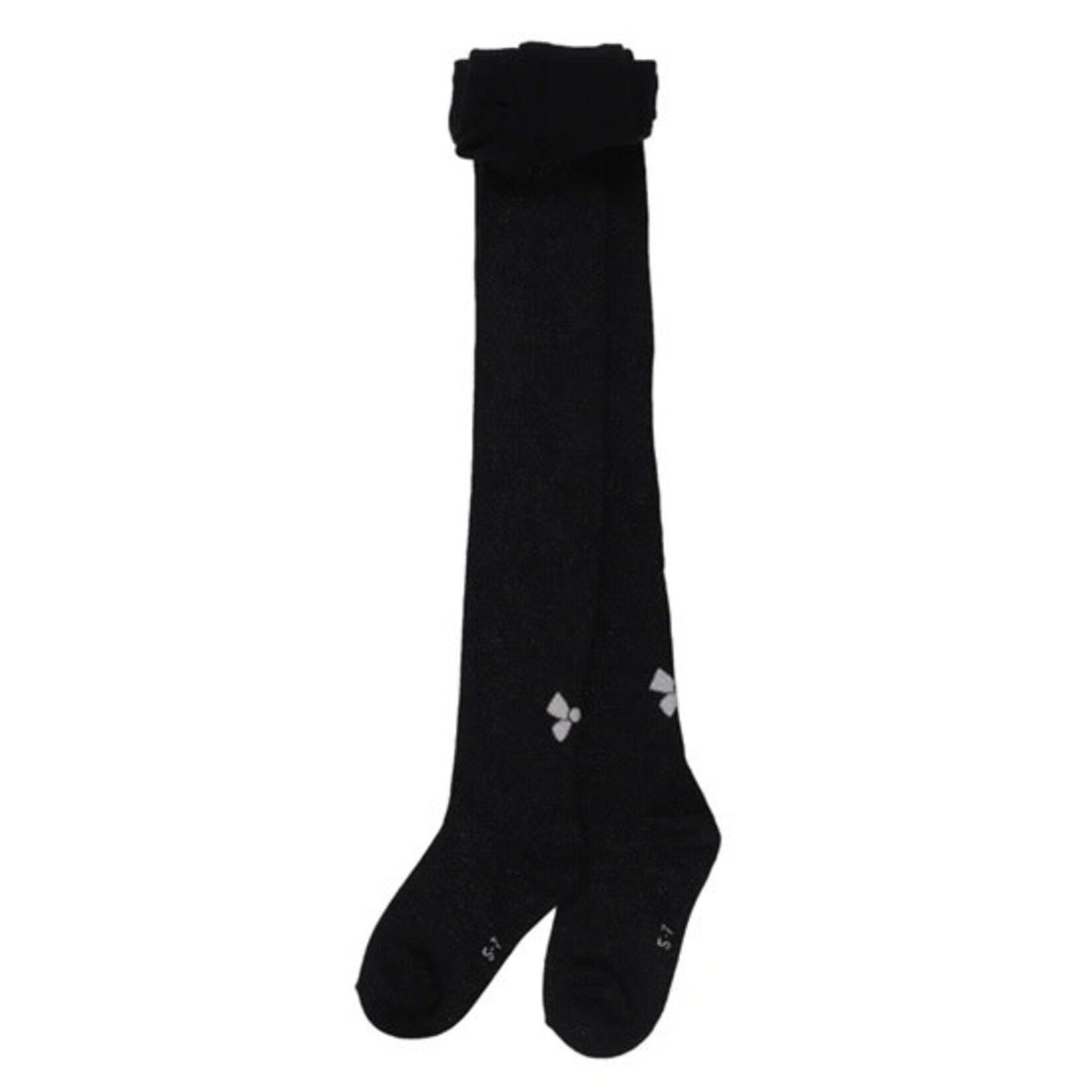 Nanö NANÖ - Shiny black tights with a bow at the ankle 'Boucle d'or'