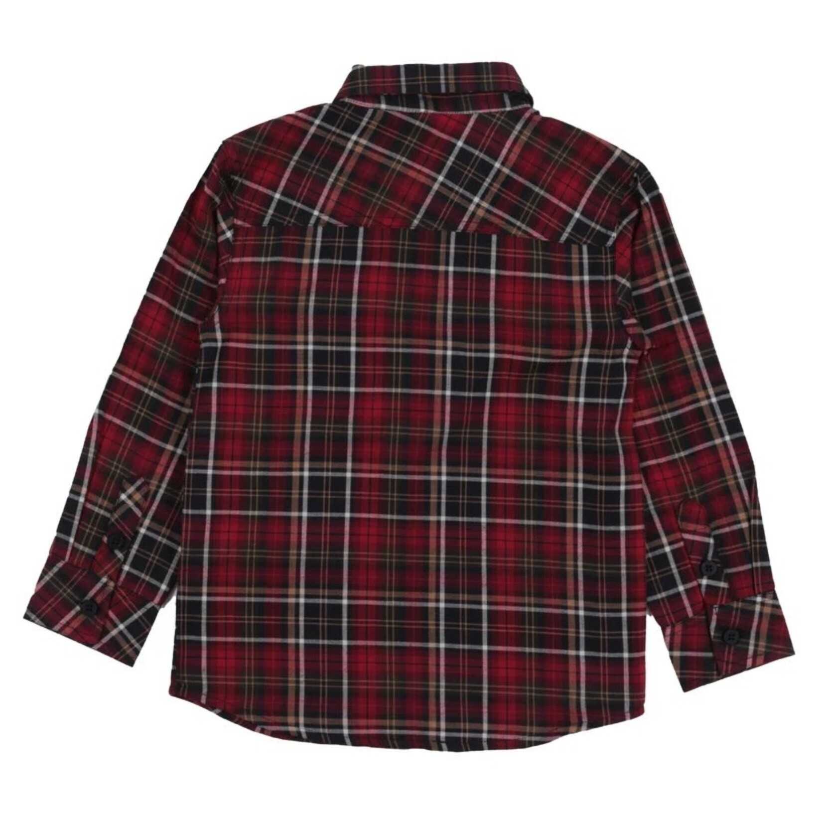 Nanö NANÖ - Chemise rouge en flanelle à carreaux  avec cravate noir 'Mignon & Chic'