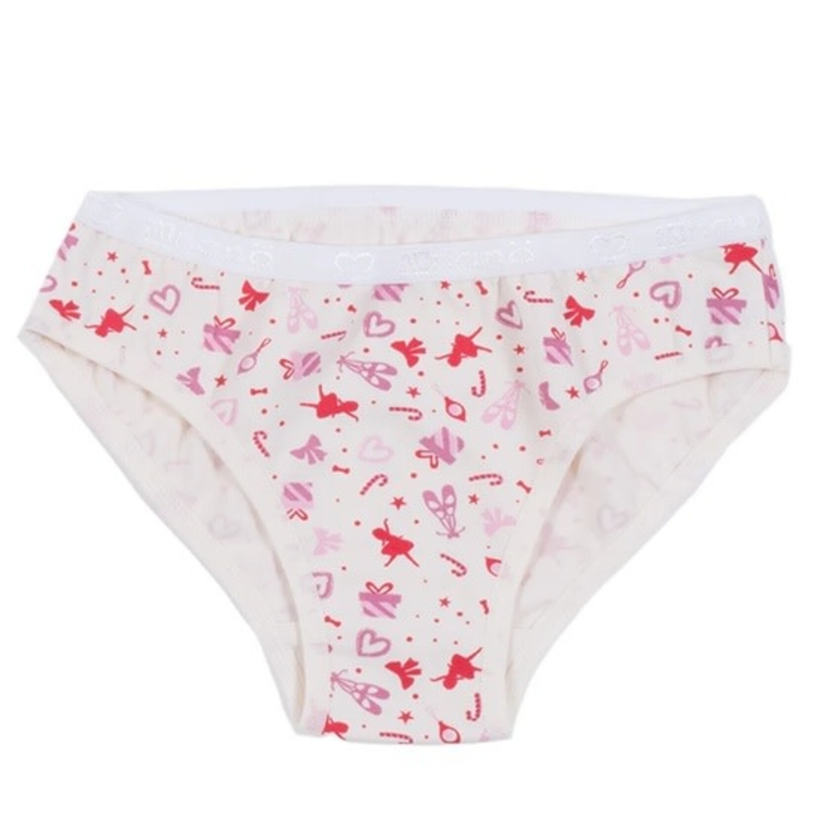Nanö NANÖ - Lot de 3 culottes 'Chats des fêtes - Rose foncé  - Blanche- Rose pâle'