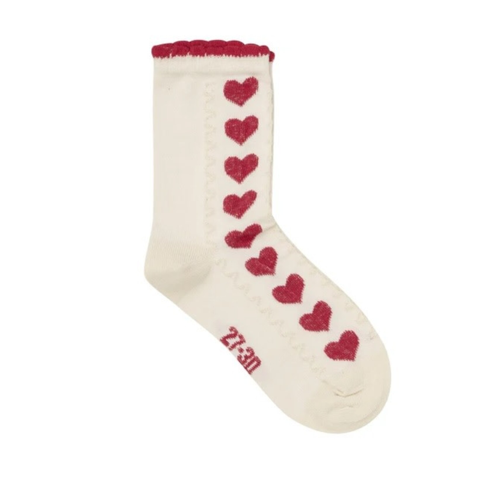 Minymo MINYMO -  Lot de 3 paires de chaussettes de Noël 'Flocons de neige rouge/Coeurs beige/Boules de noël bleu'