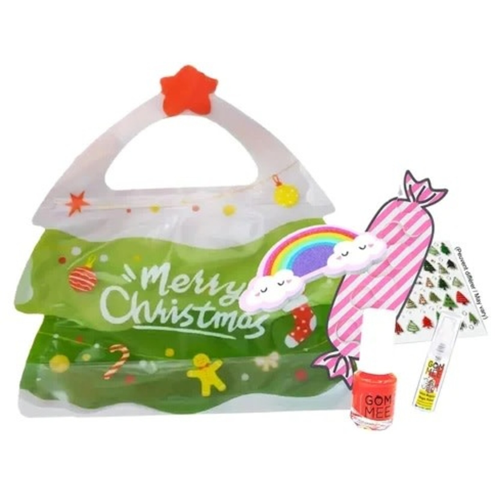 GOMMEE GOMMEE - Magical Christmas Tree Manicure & Pedicure Kit for Children