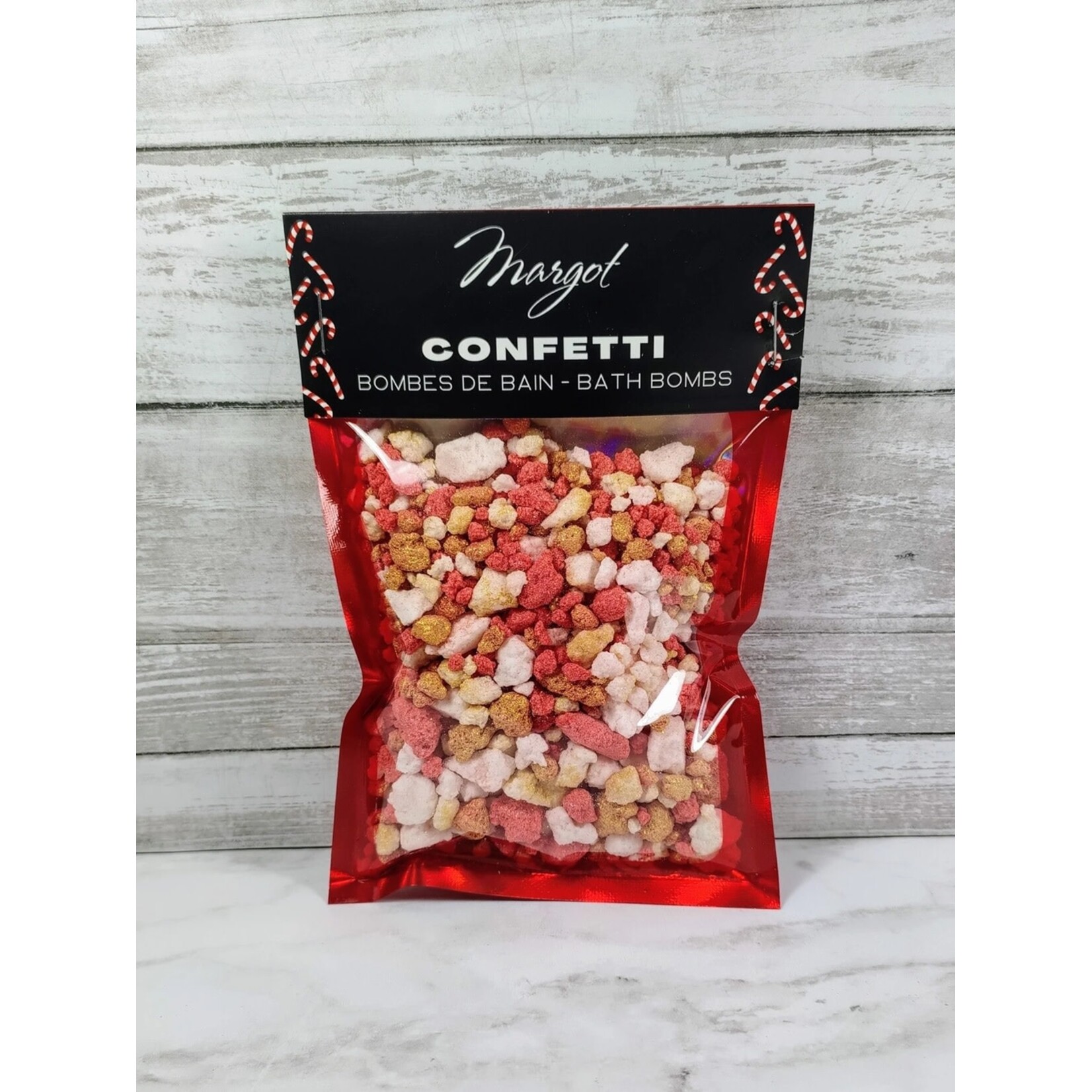 Margot MARGOT - Bath Confetti 'Candy Cane' - Red Fruits Mix