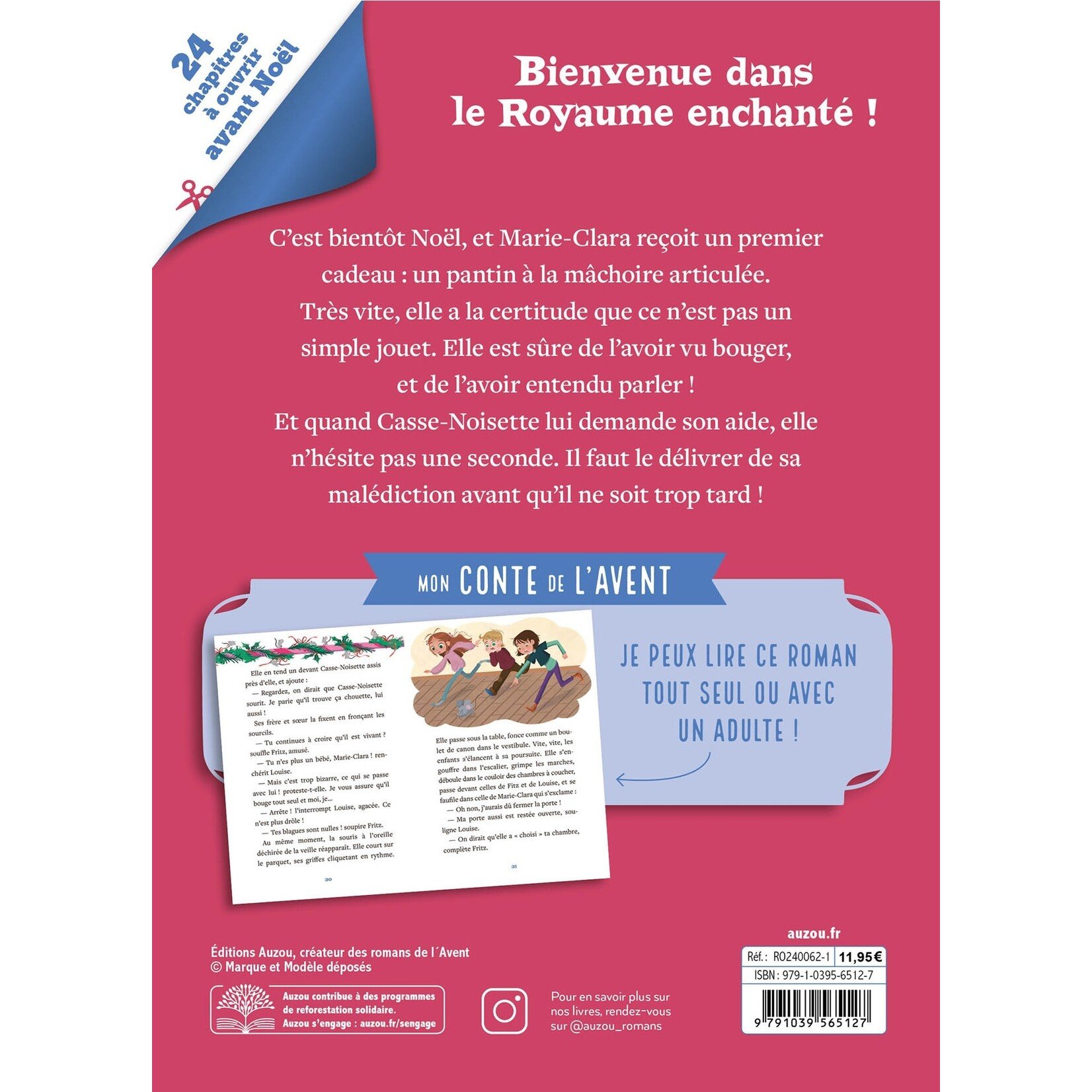 AUZOU (Éditions) AUZOU - Mon roman de l'Avent : Casse-noisette (5 ans +)