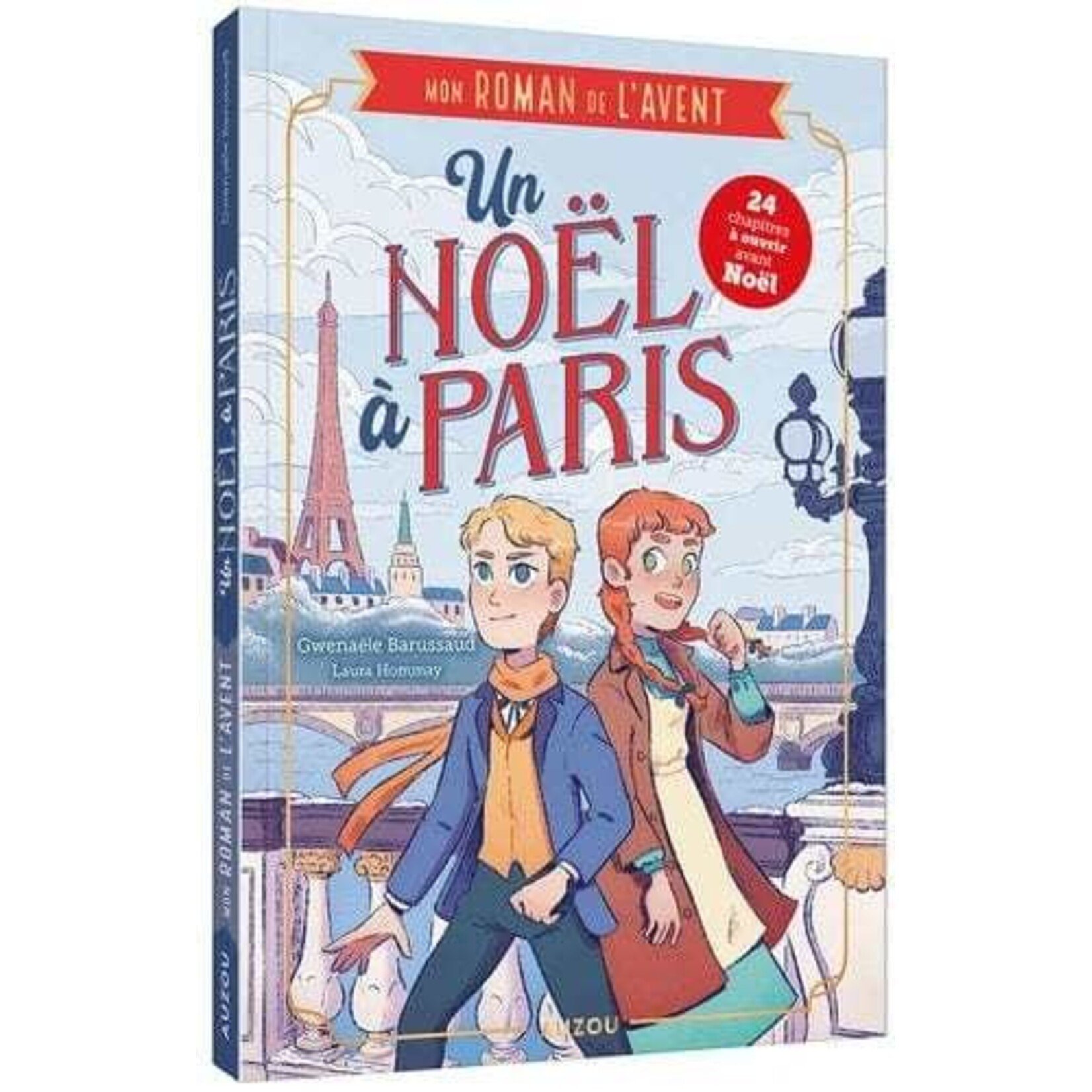 AUZOU (Éditions) AUZOU - Mon roman de l'Avent : Un noel à Paris  (7 ans +)