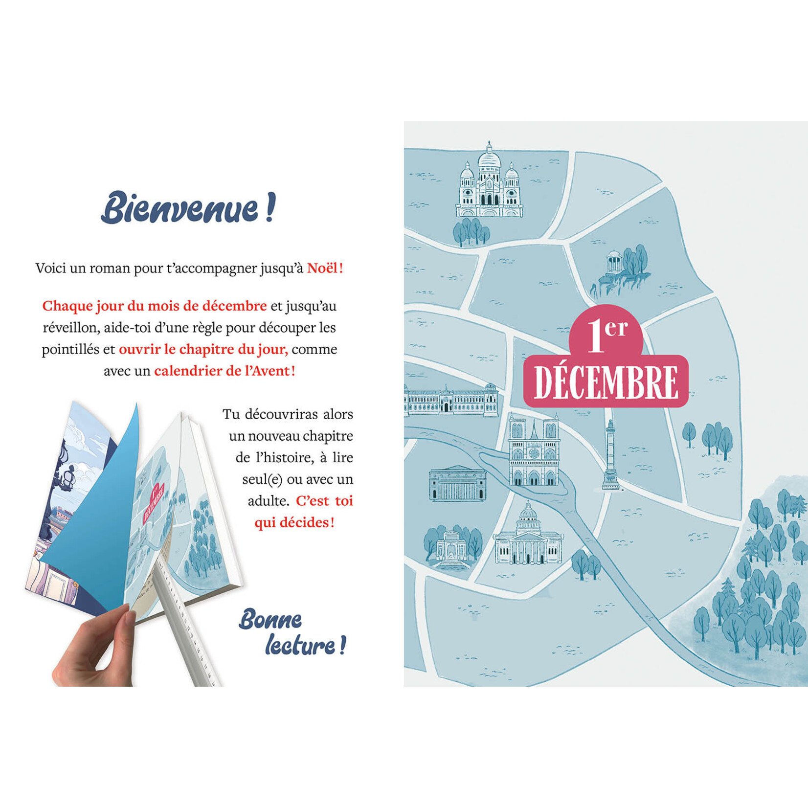 AUZOU (Éditions) AUZOU - Mon roman de l'Avent : L'immeuble enchanté- In French (7 ans +)