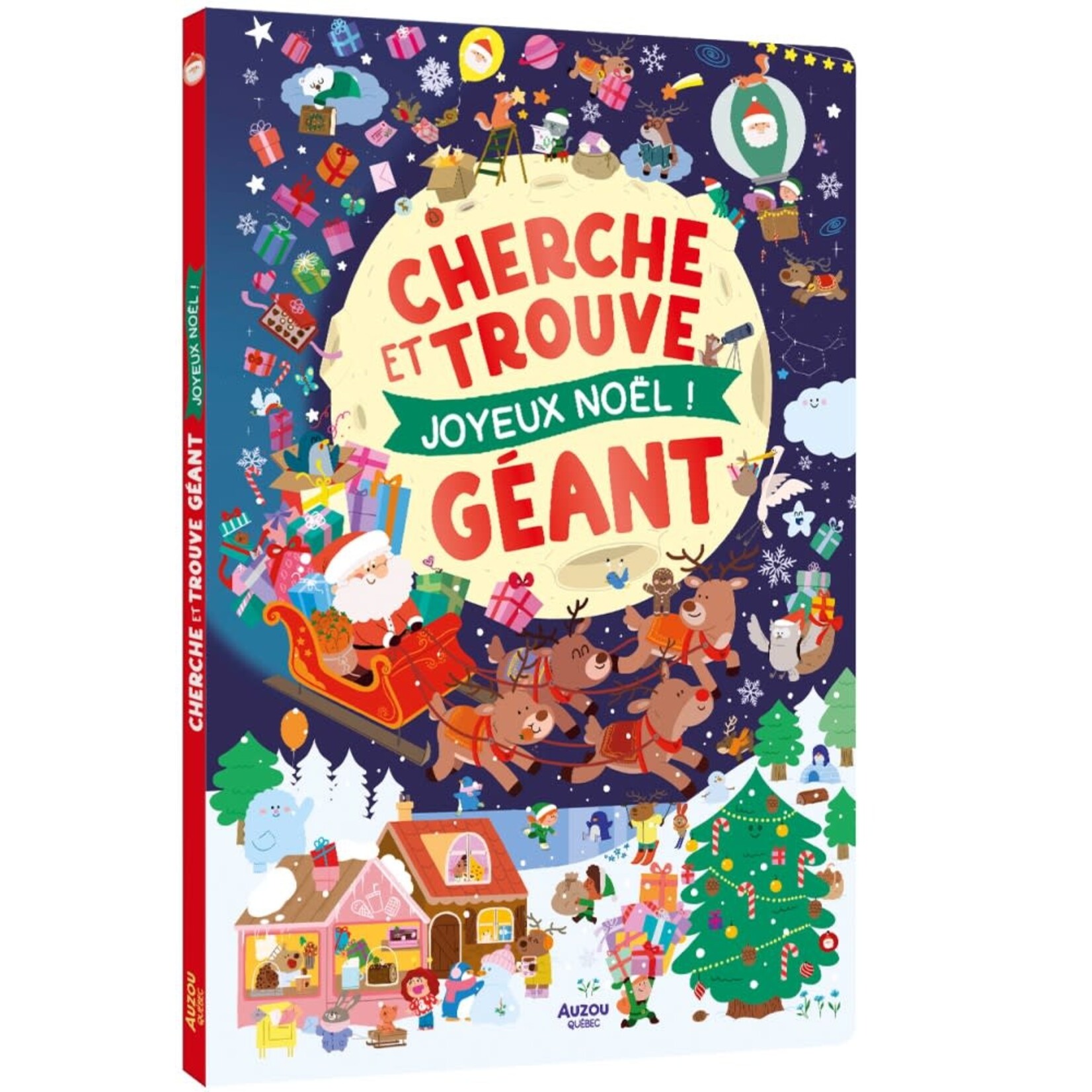 AUZOU (Éditions) AUZOU - Cherche et trouve géant: Joyeux Noël!