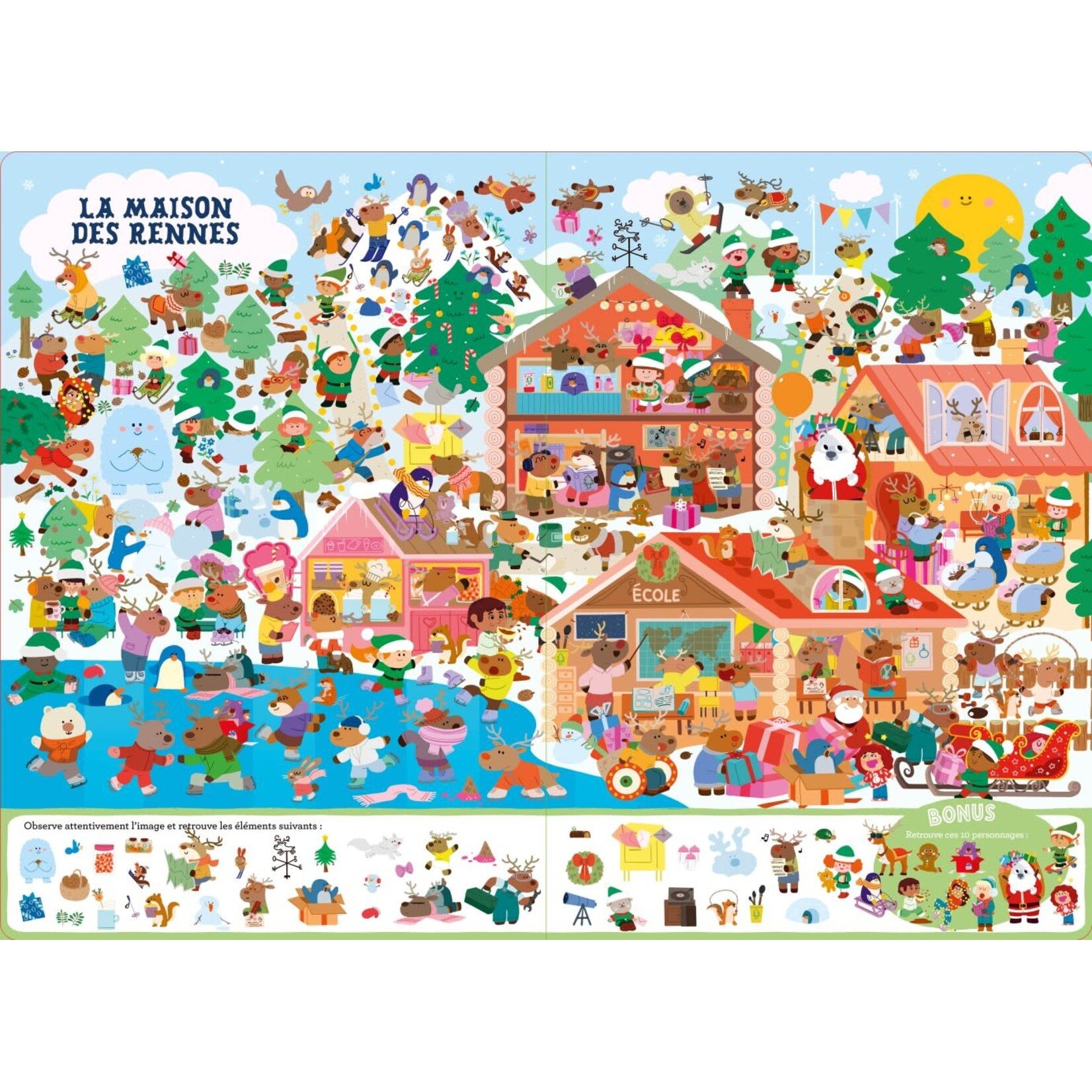 AUZOU (Éditions) AUZOU - Cherche et trouve géant: Joyeux Noël!