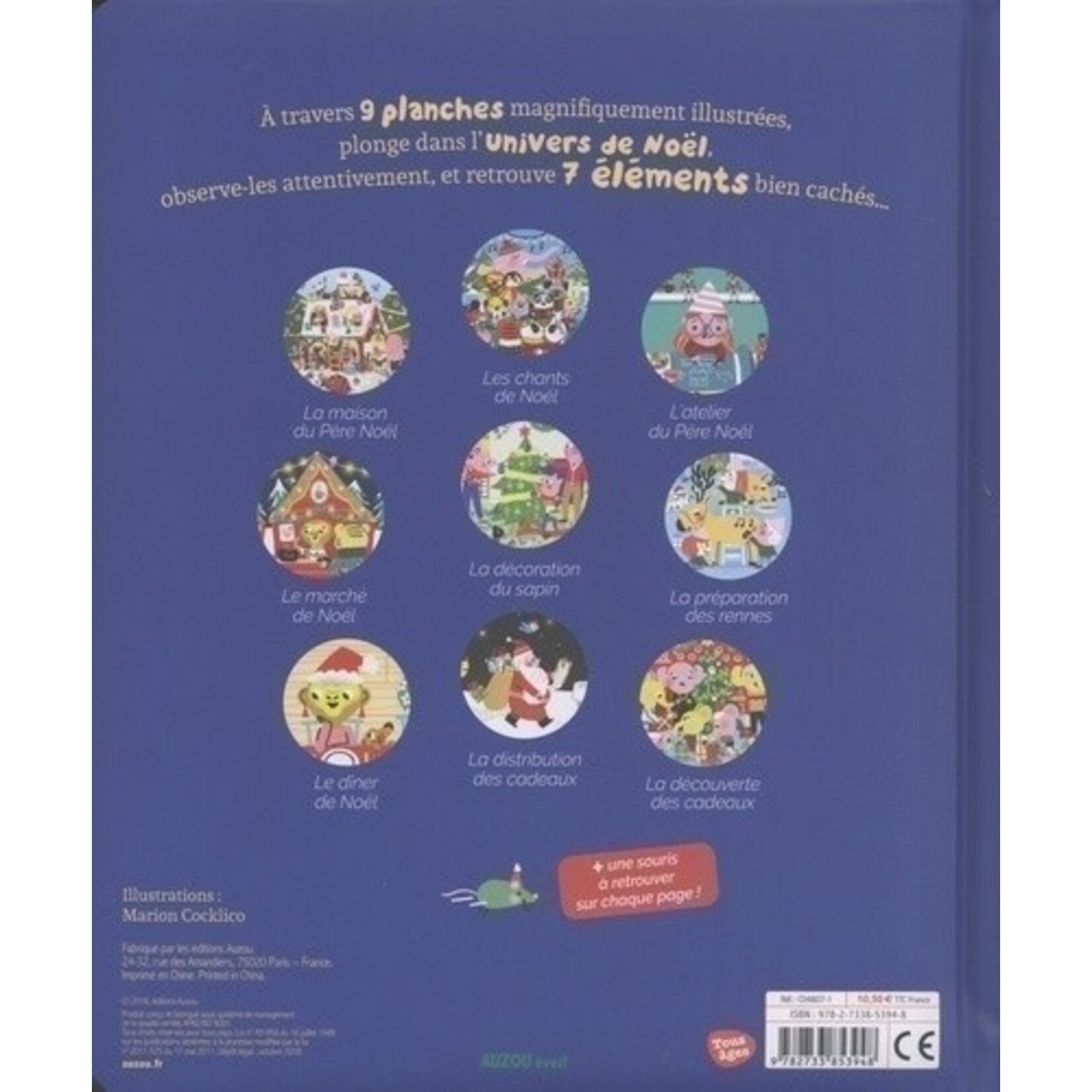 AUZOU (Éditions) AUZOU - Cherche et trouve des tout-petits 'À Noël !'