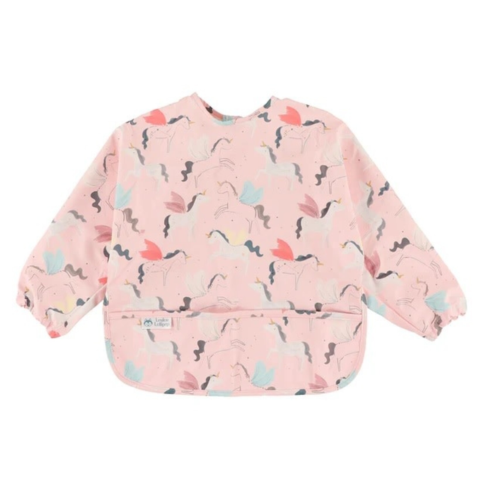 Loulou Lollipop LOULOU LOLLIPOP - Waterproof bib with 'Unicorn Ballet' sleeves
