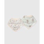 Loulou Lollipop LOULOU LOLLIPOP - Ensemble de 2 bavoirs bandana - Hérissons forêt