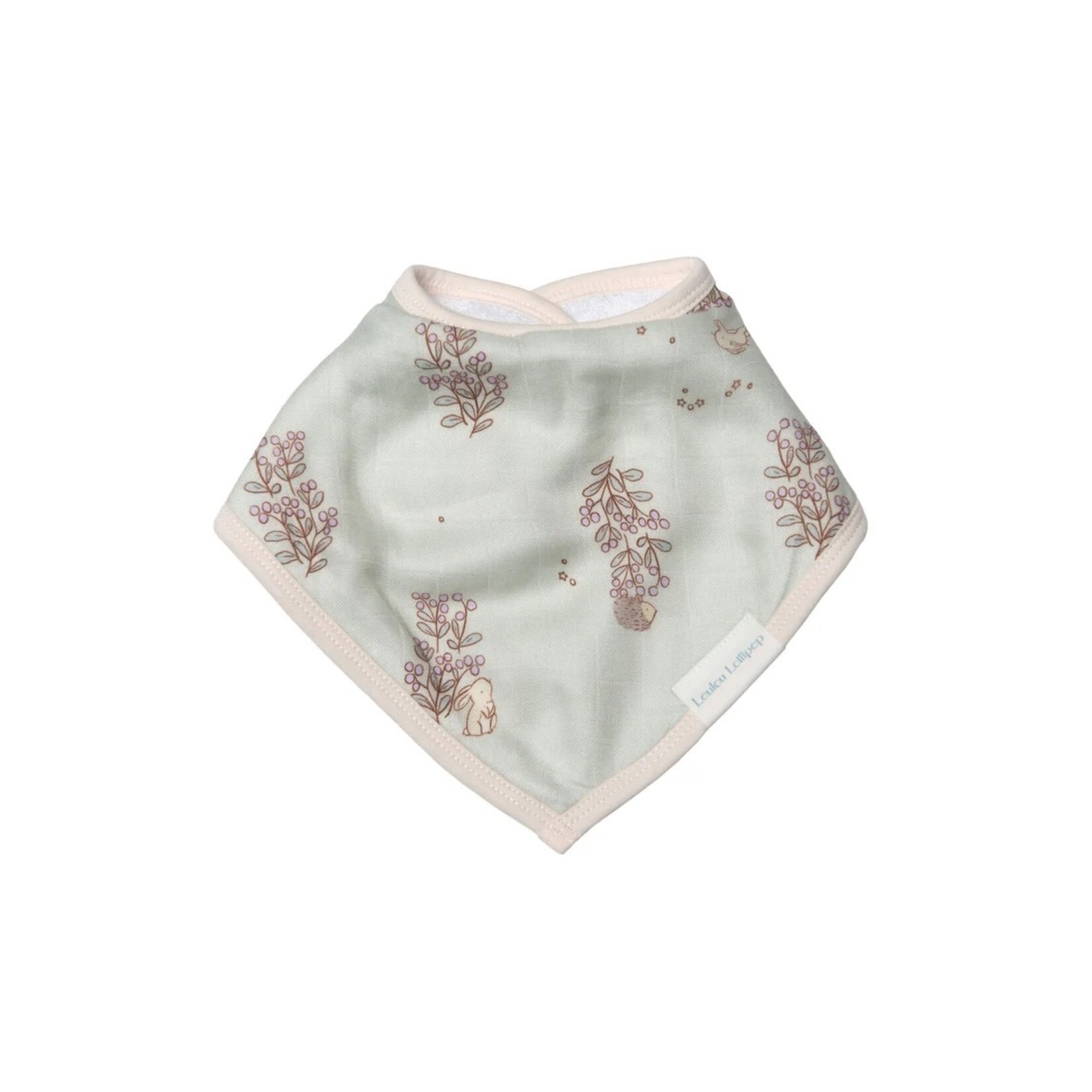 Loulou Lollipop  LOULOU LOLLIPOP - Set of 2 bandana bibs - Forest hedgehogs