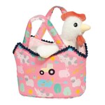 Douglas Cuddle Toys DOUGLAS - Hen Plush with Purse 'Farm Friends Sassy Sak'