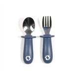 Bulle BULLE - Learning Spoon & Fork Set - Blueberry