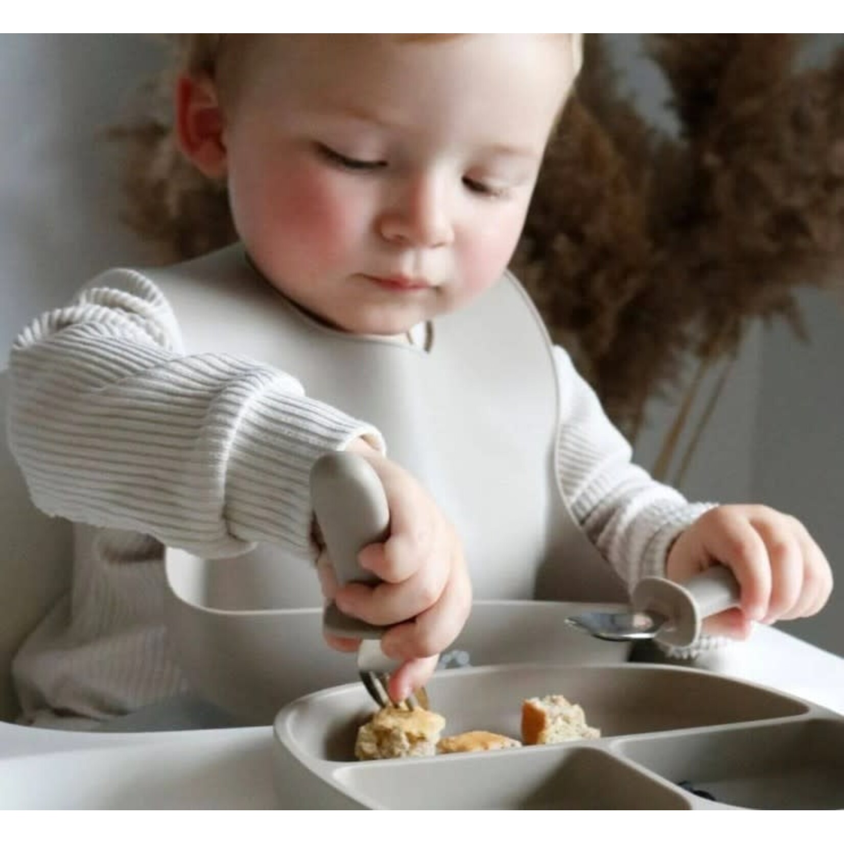 Bulle BULLE - Learning Spoon & Fork Set - Blueberry