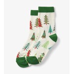 Hatley HATLEY - Children's knee-high socks with Christmas trees