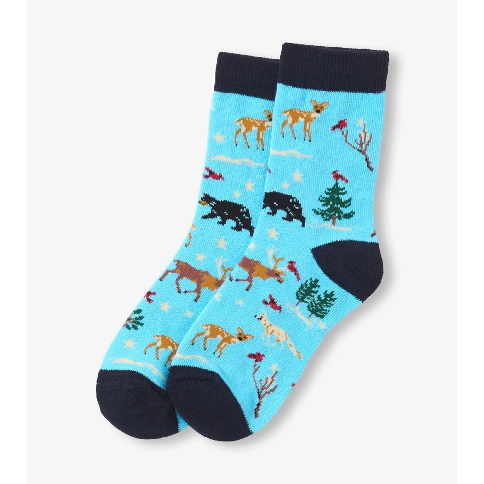 Hatley HATLEY - Children's Mid-Calf Socks with a Winter Theme