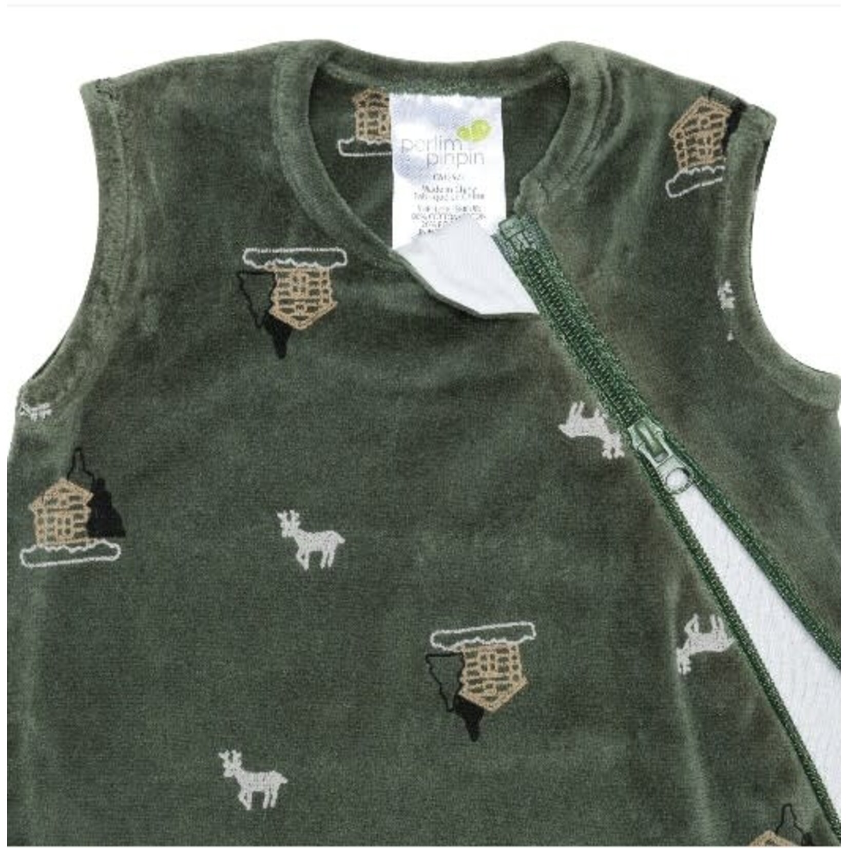 Perlimpinpin PERLIMPINPIN - Plush sleeping bag/nightgown - Forest (1 tog)