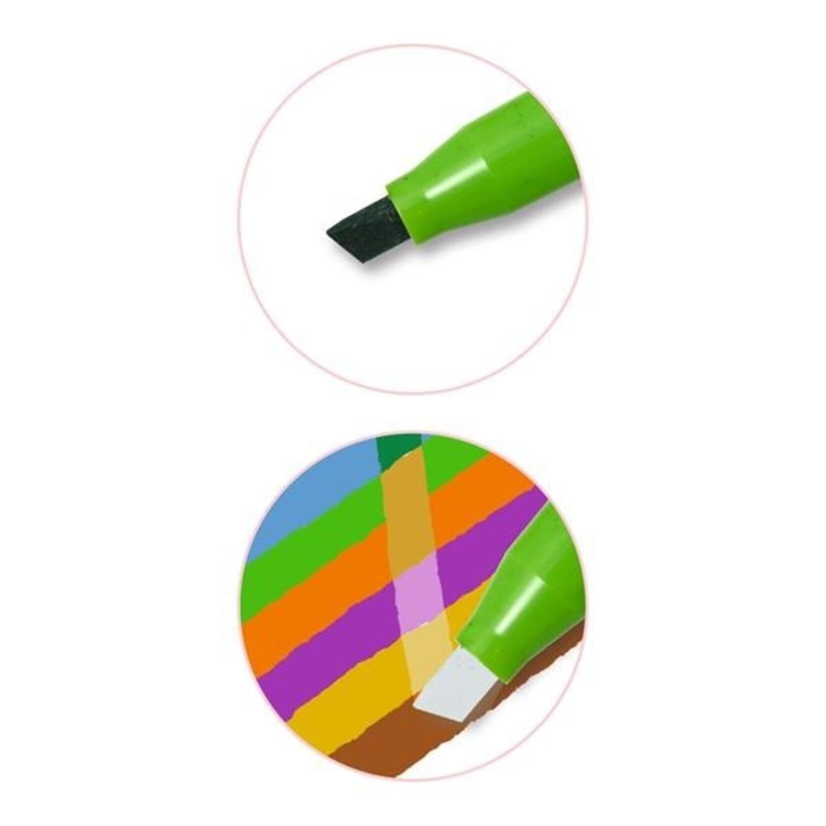 Djeco DJECO - 6 multi-colored magic markers