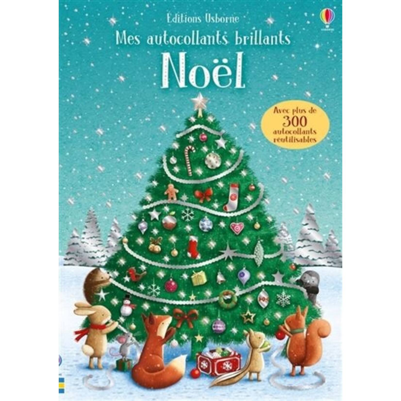 Usborne (Éditions) USBORNE - Shiny Stickers - Christmas