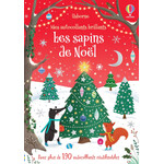 Usborne (Éditions) USBORNE - Mes autocollants brillants - Les sapins de noël