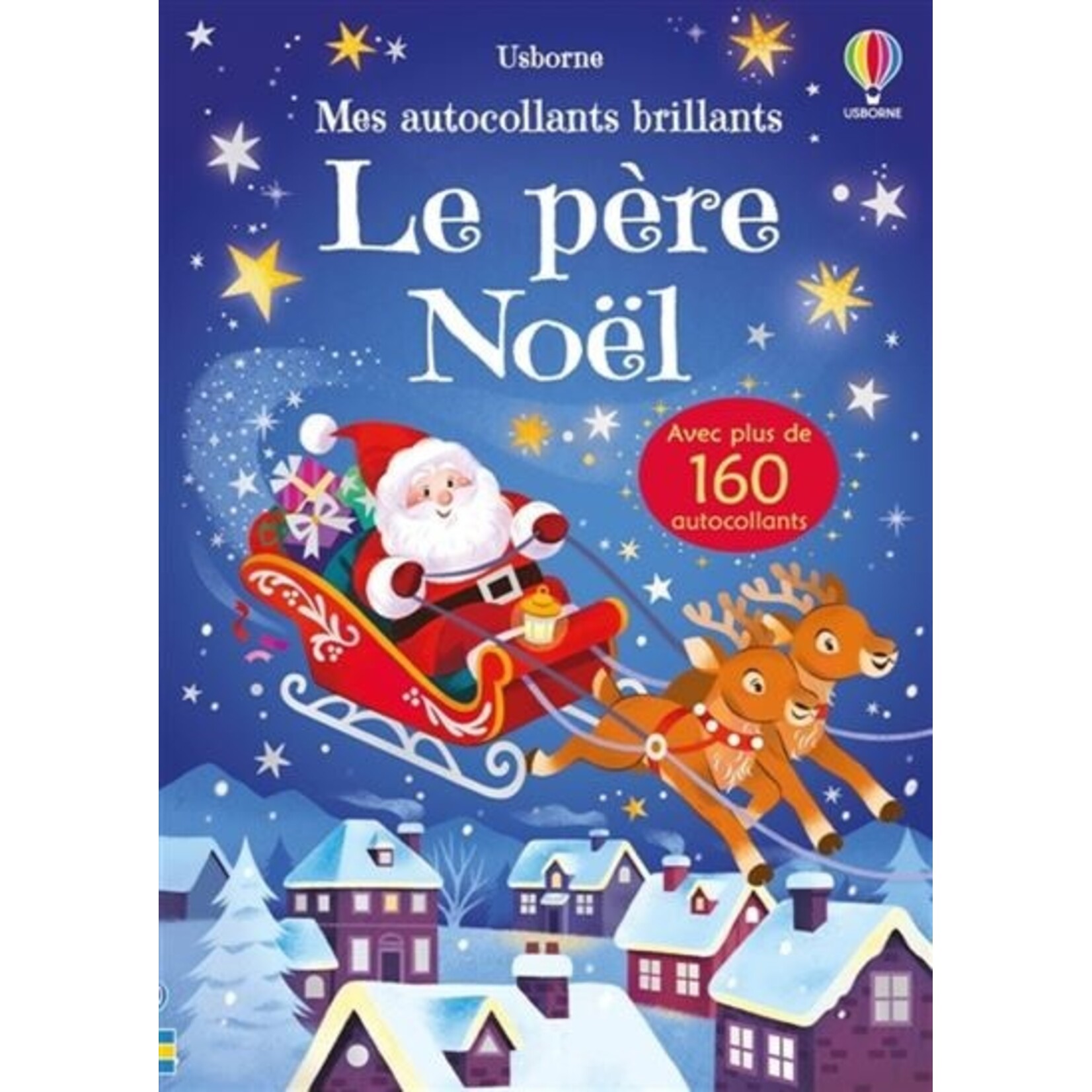 Usborne (Éditions) USBORNE - Shiny Stickers - Santa Claus