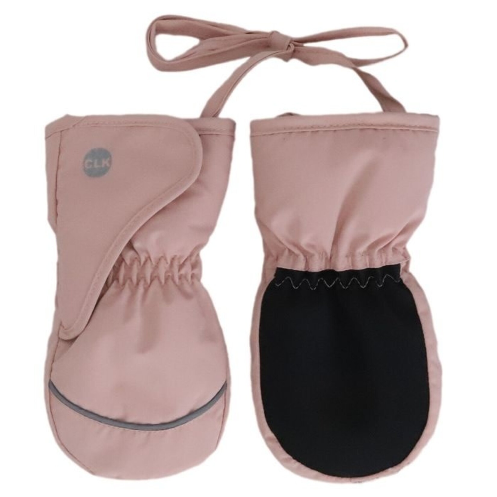 Calikids CALIKIDS - Mitaines d'hiver imperméables avec cordon et velcro pour bébé 'Rose Blush'