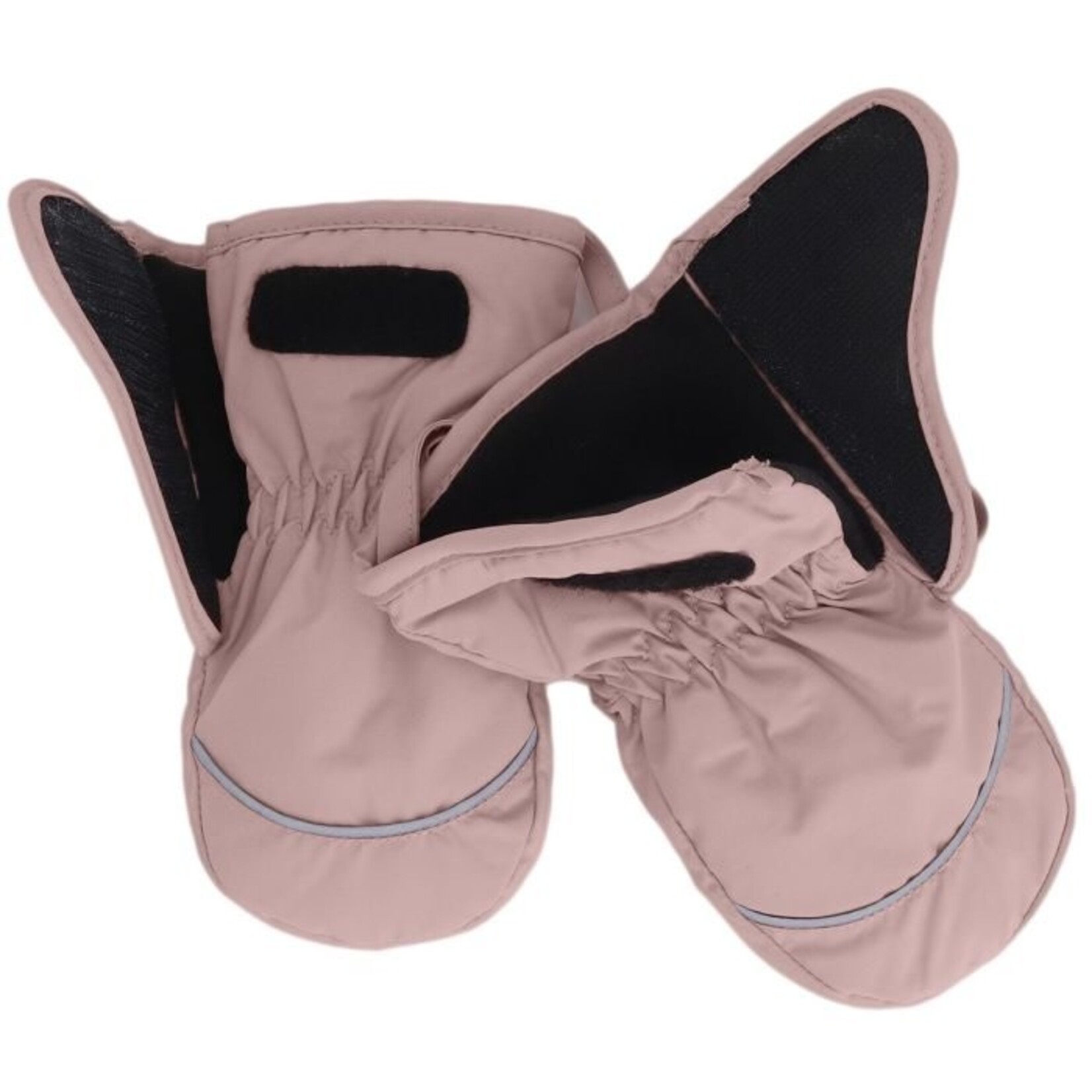 Calikids CALIKIDS - Waterproof winter mittens with drawstring and Velcro for baby 'Blush Pink"