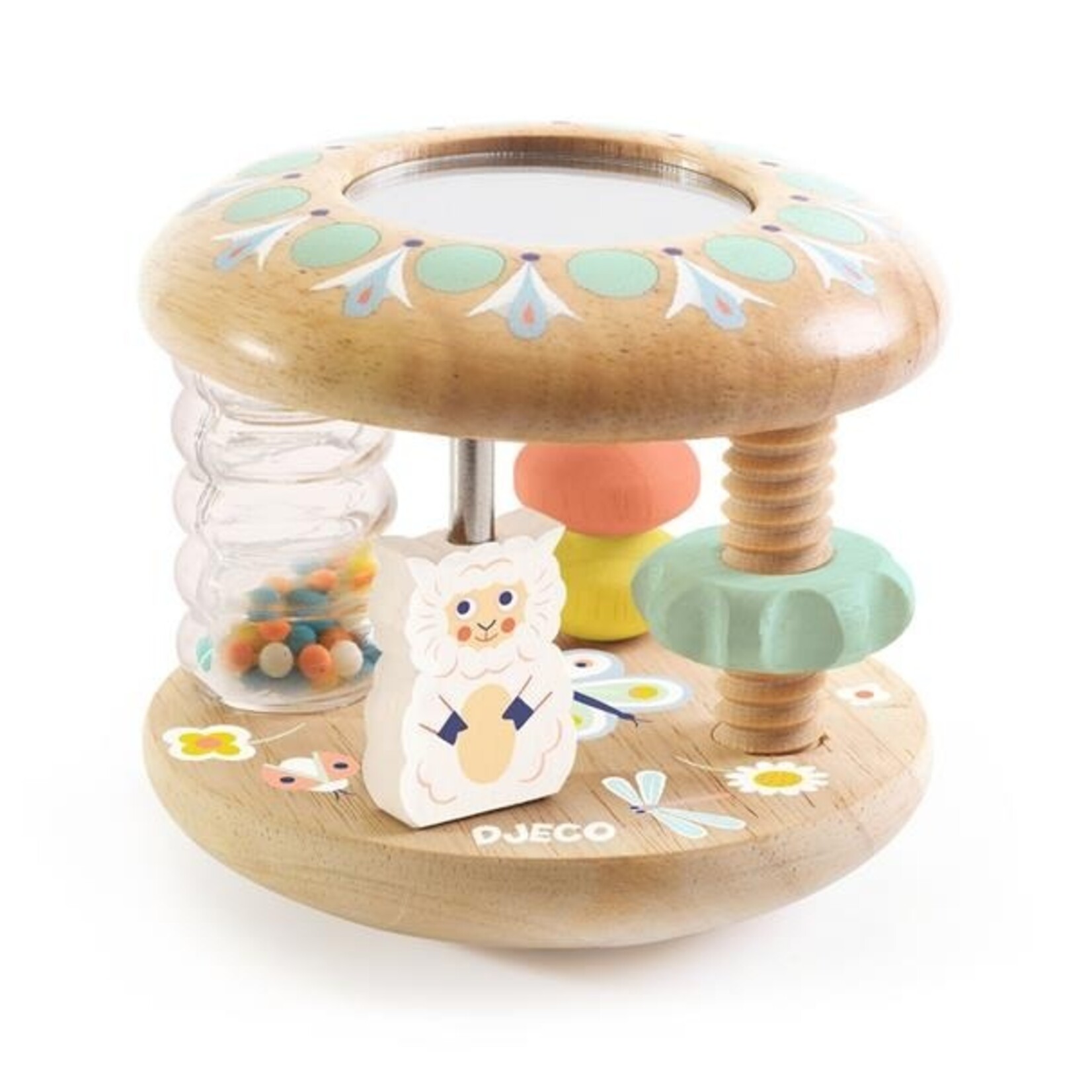 Djeco DJECO - Wooden rattle 'Baby Tutti'