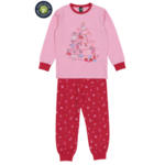 Nanö NANÖ - Pale pink pyjamas with a festive ballerina print