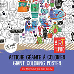 Pico PICO - Affiche géante à colorier - Les minous