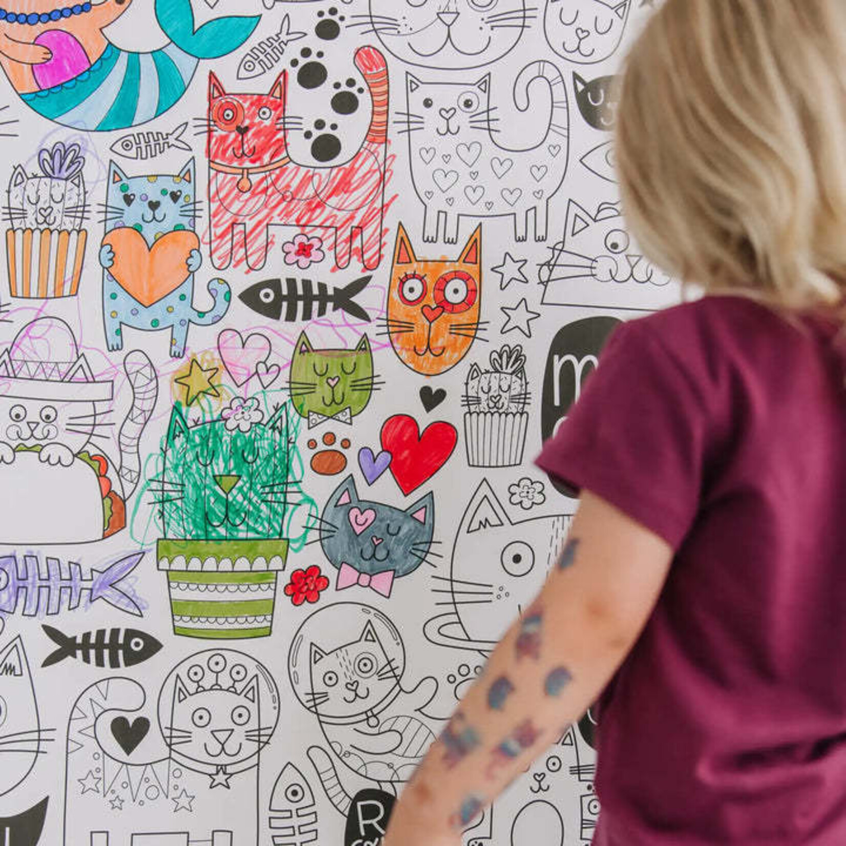 Pico PICO - Giant coloring poster - The kitties