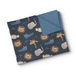 Olé Oops OLÉ OOPS - Couverture de Minky - Animaux tropicaux