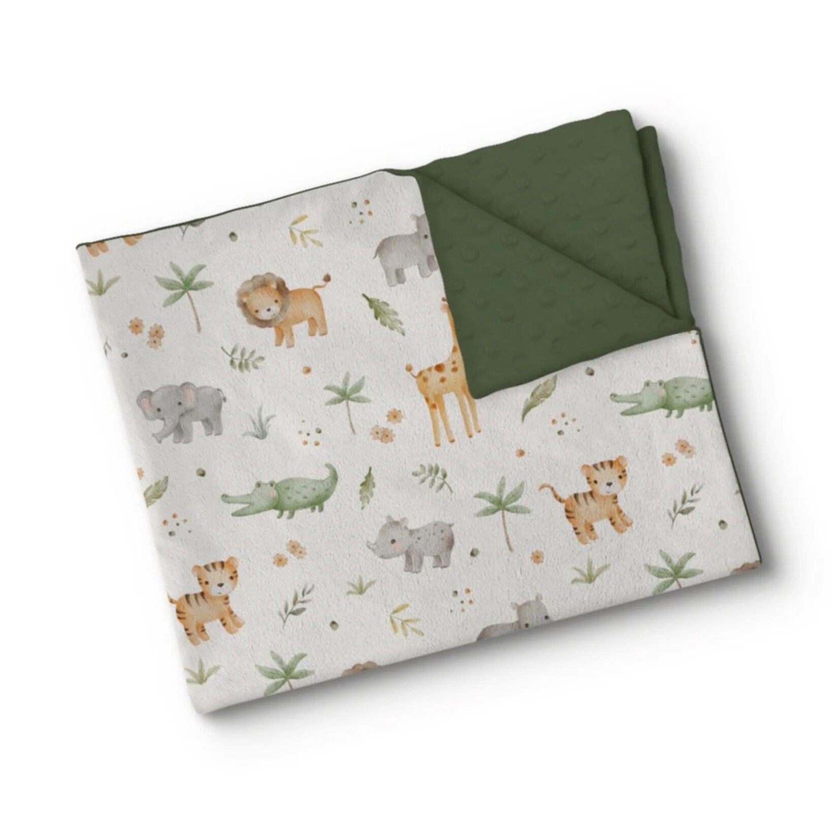 Olé Oops OLE OOPS - Minky blanket - Visit to the Zoo