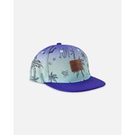 Deux par Deux DEUX PAR DEUX - Casquette à dégradé bleu et imprimé de la plage