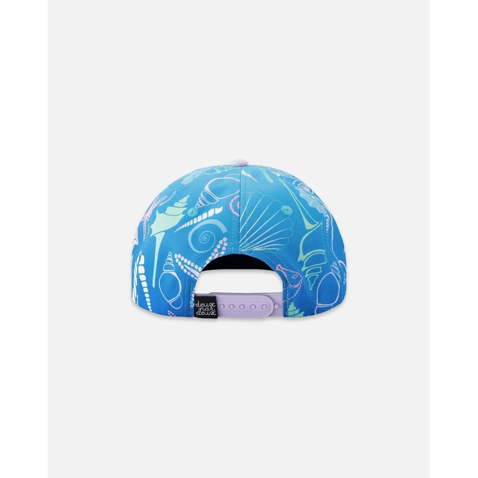 Deux par Deux DEUX PAR DEUX - Blue Cap with Seashell Print