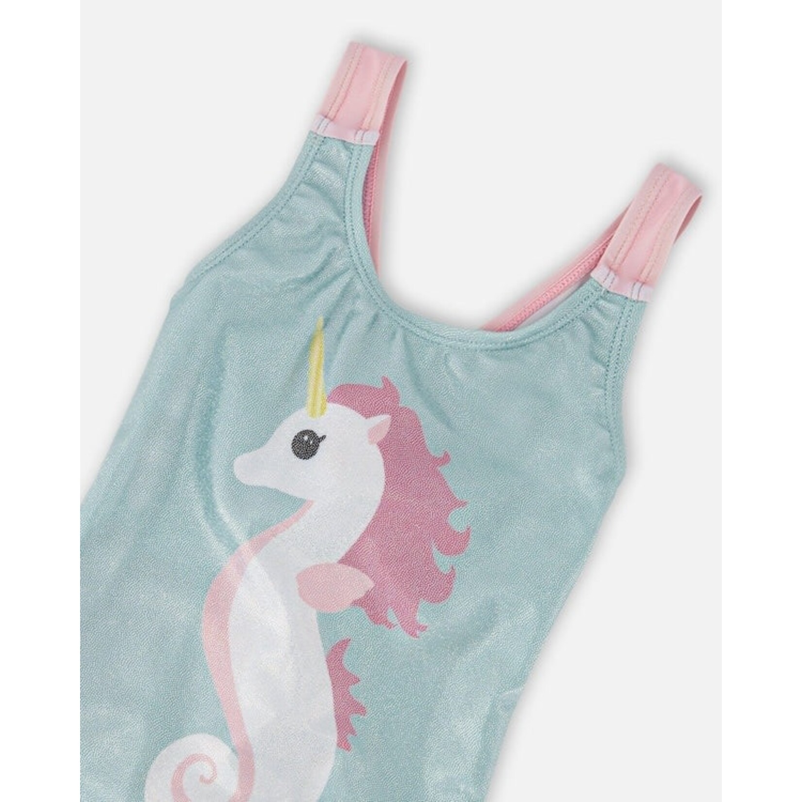 Deux par Deux DEUX PAR DEUX - Aqua one-piece swimsuit UPF50 'Comme un poisson dans l'eau'