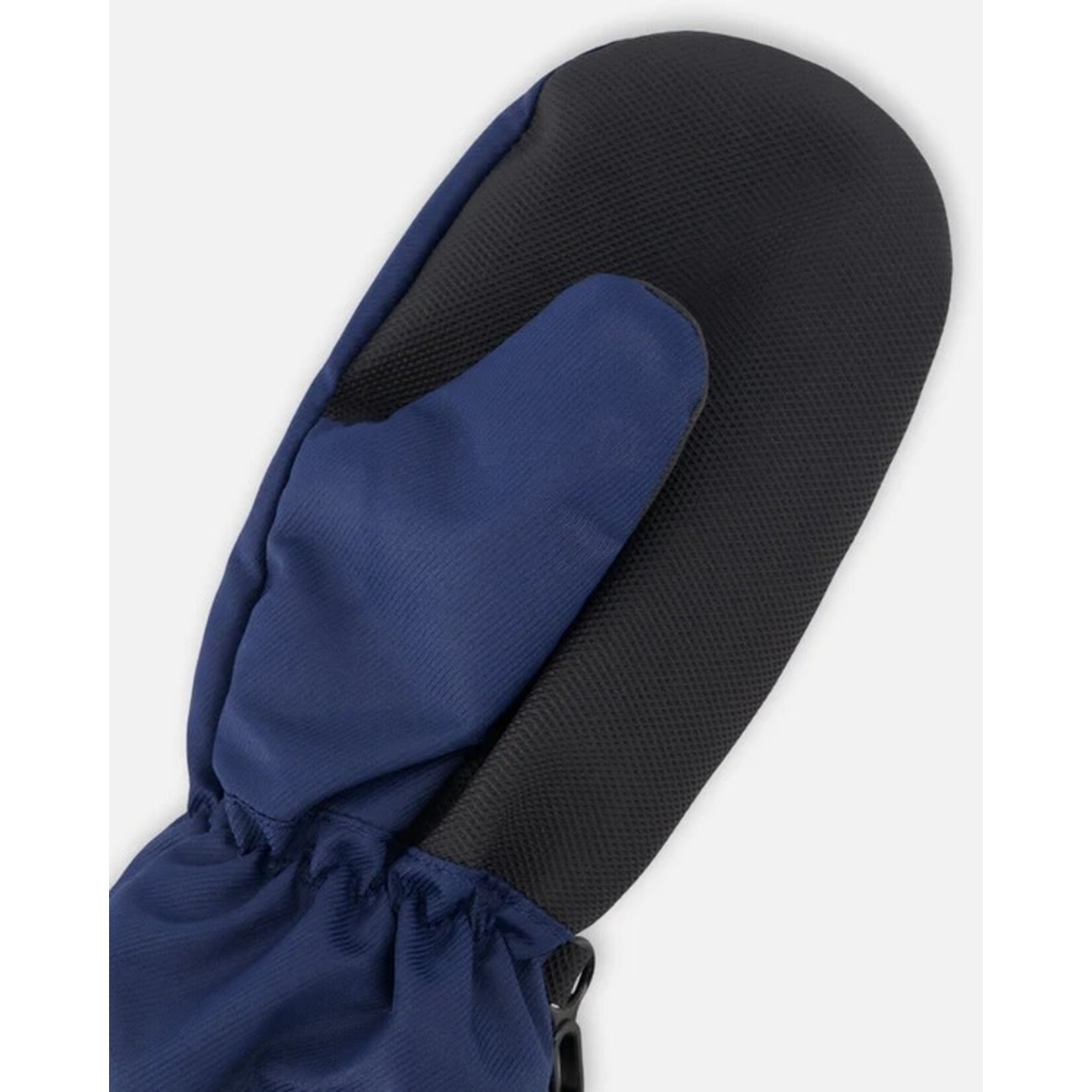 Deux par Deux DEUX PAR DEUX - Mid-season mittens in navy blue recycled polyester 'Brise du Printemps'
