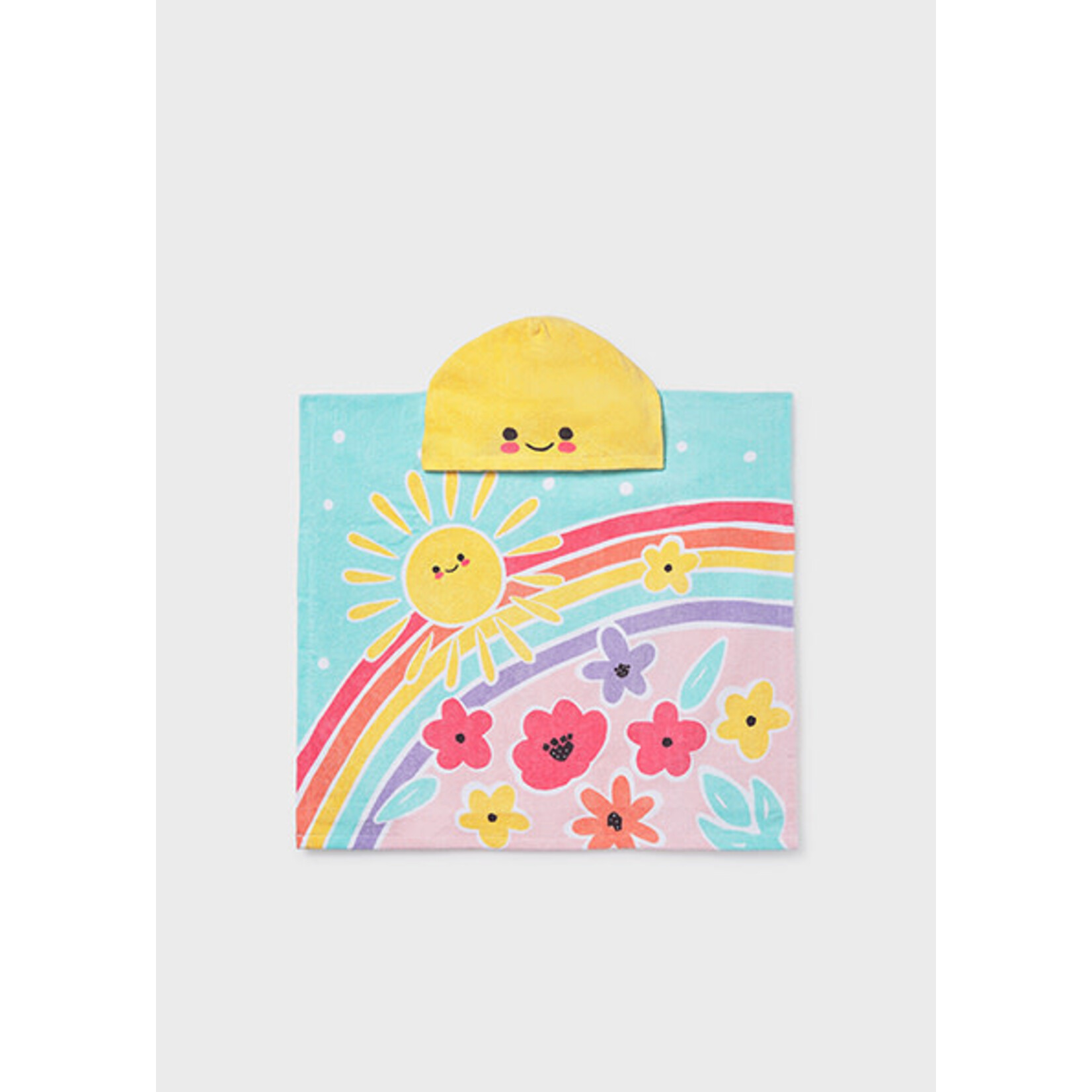 Mayoral MAYORAL - Hooded Beach Towel with Sunny Day Print