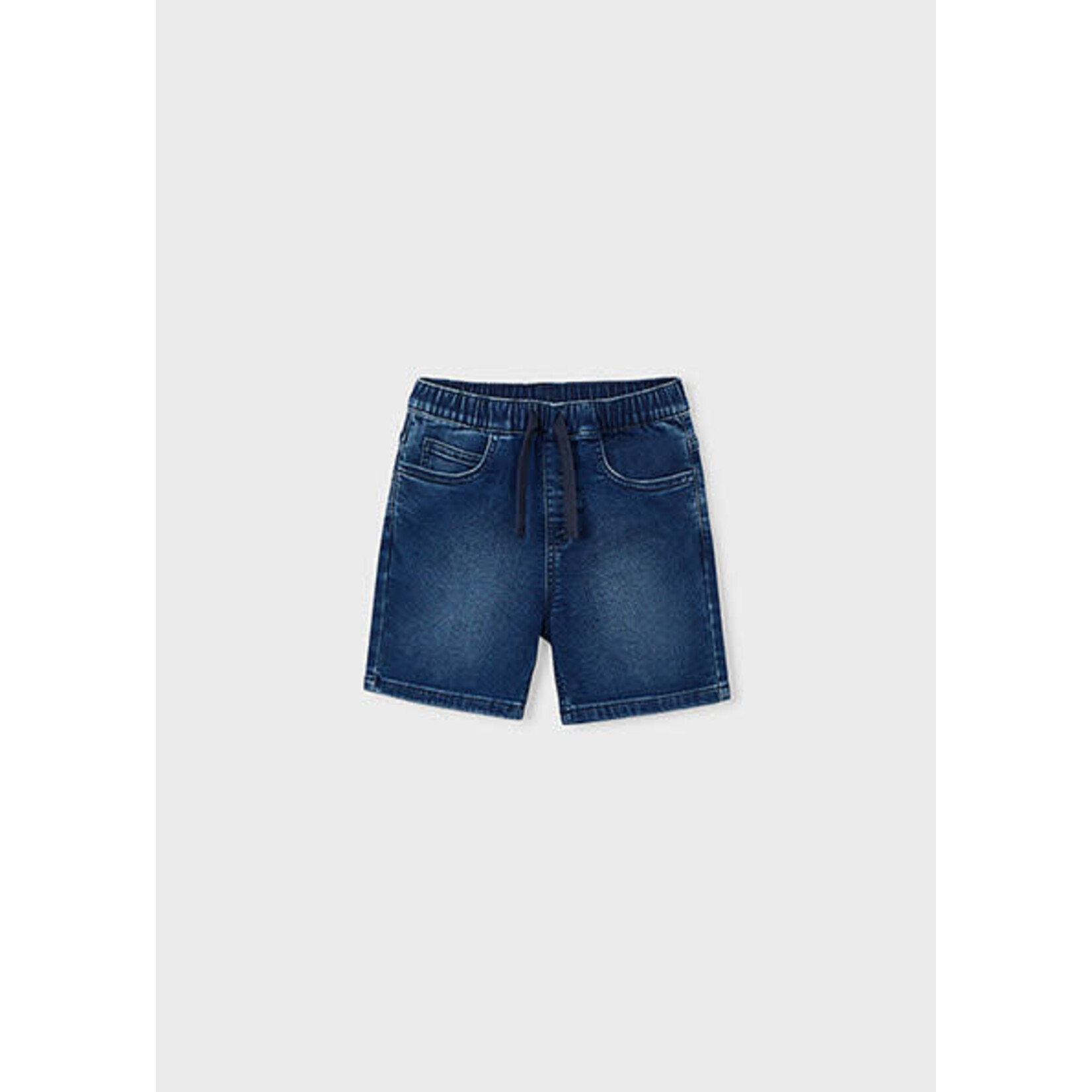 Mayoral MAYORAL-  Short bermuda en denim foncé souple 'Jogger'