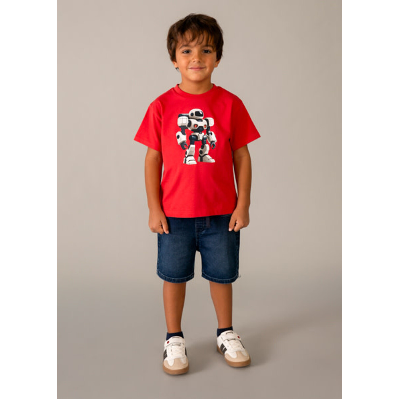 Mayoral MAYORAL - Short Bermuda shorts in soft dark denim 'Jogger'