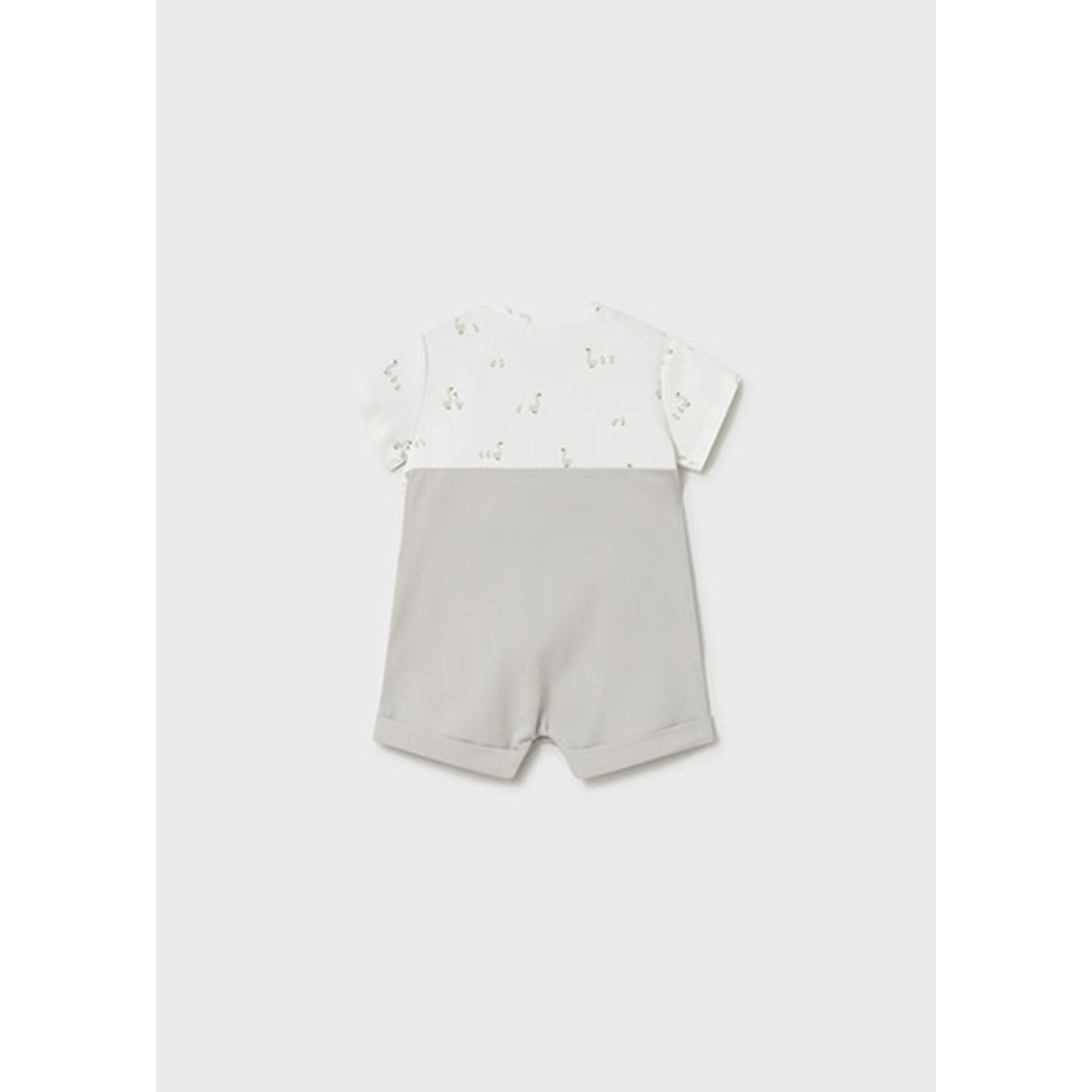 Mayoral MAYORAL - Goose print overall-style romper