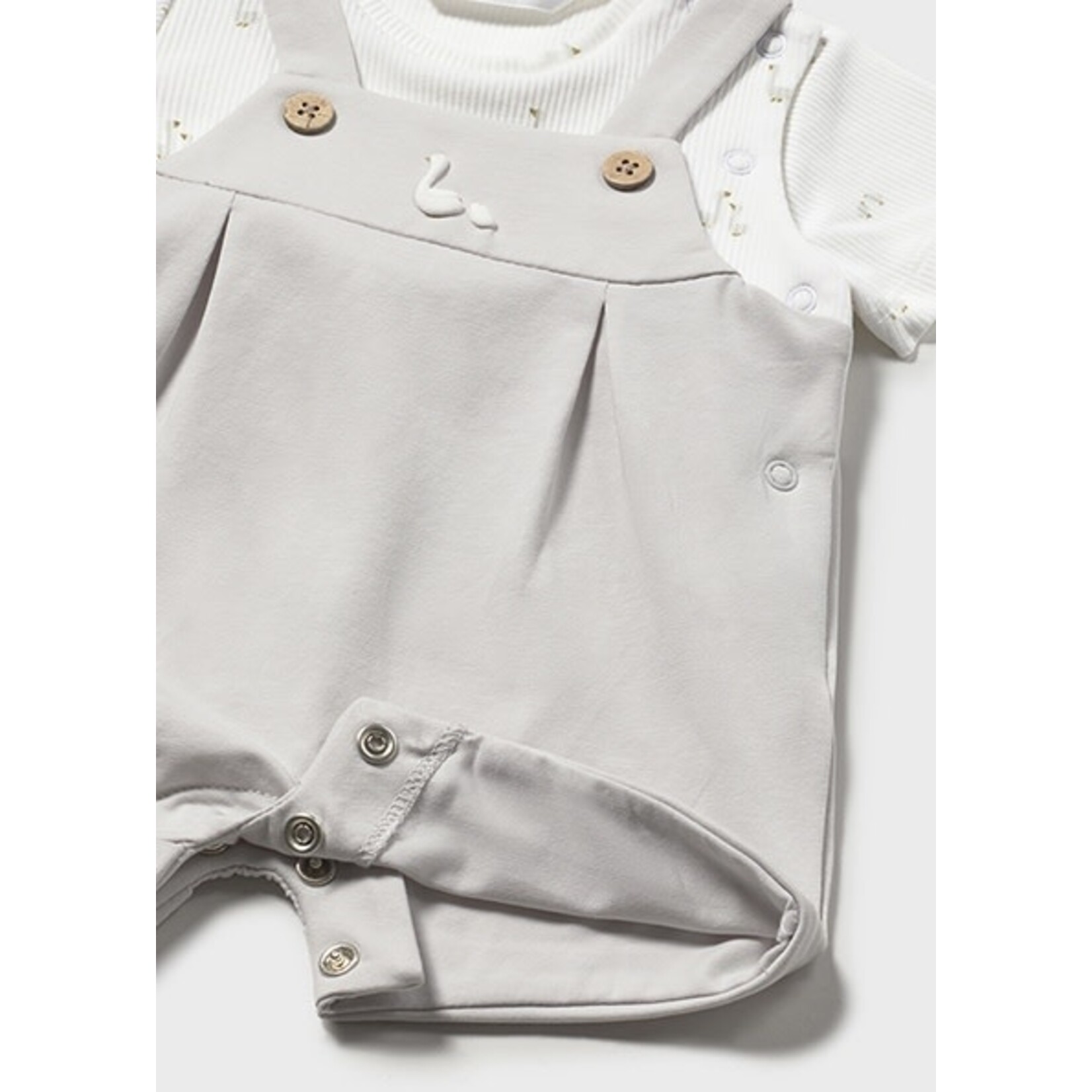 Mayoral MAYORAL - Goose print overall-style romper